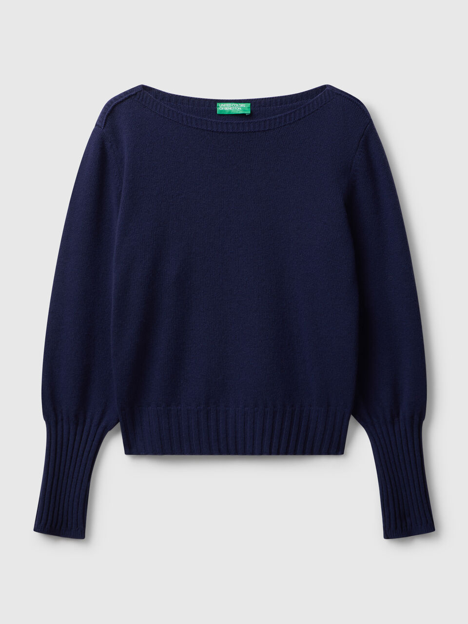 BOAT-NECK SWEAT.L/S Mulher image number 1