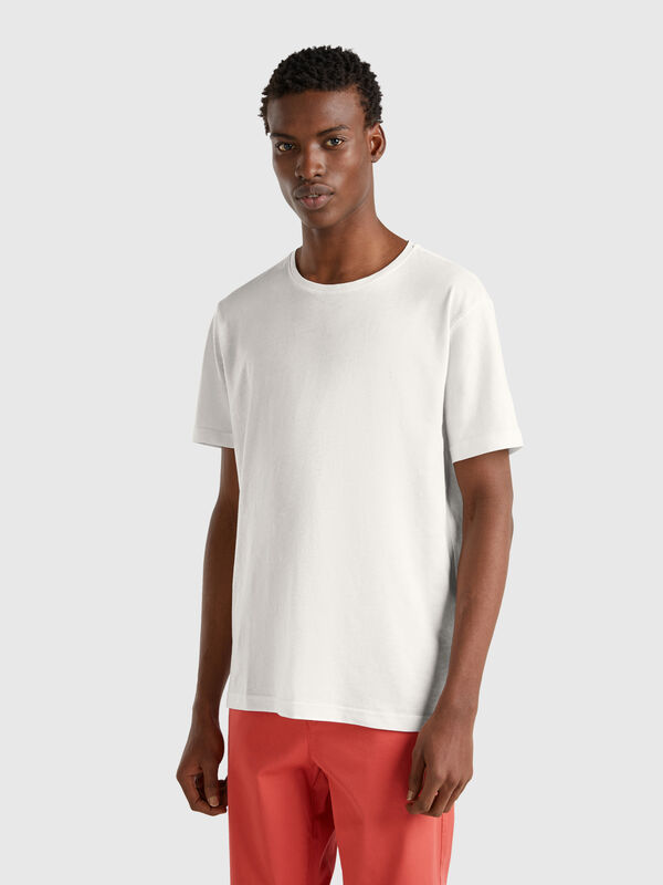 T-shirt em jersey leve Homem