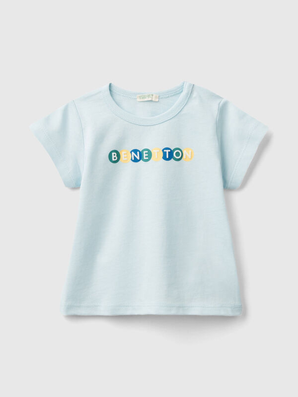 T-shirt em algodão orgânico Recém-nascido