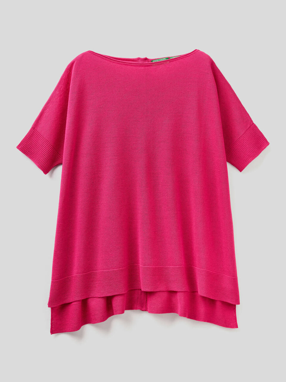 Camisola oversized de manga curta image number 1