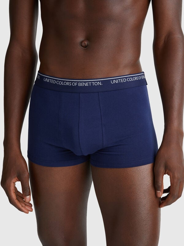 Boxers em algodão stretch Homem