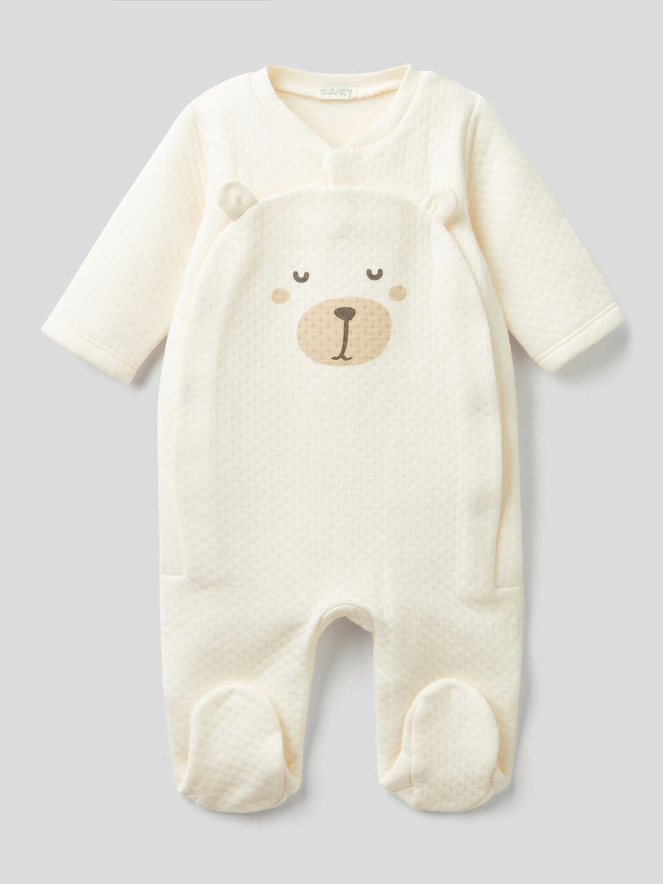Babygrow ursinho com efeito acolchoado image number 1