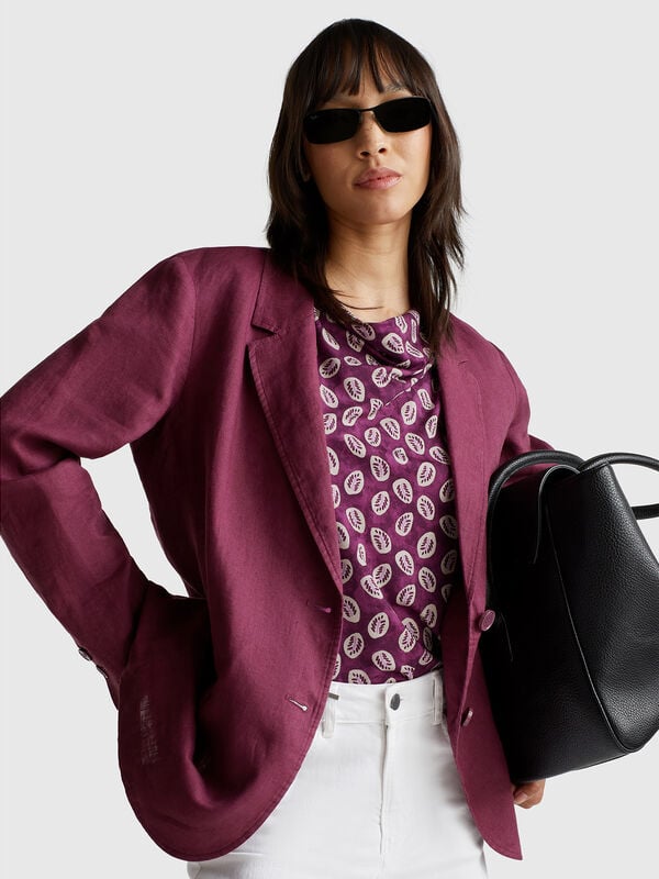 Top com estampa bandana Mulher