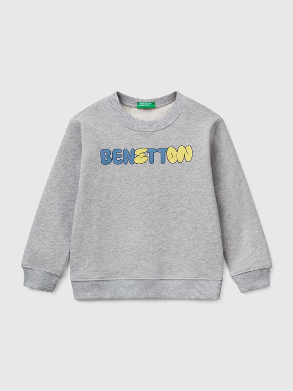 Sweat em algodão com estampa Menino