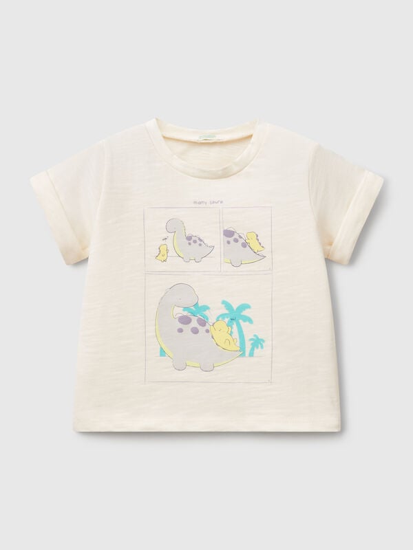 Camiseta com estampa Recém-nascido