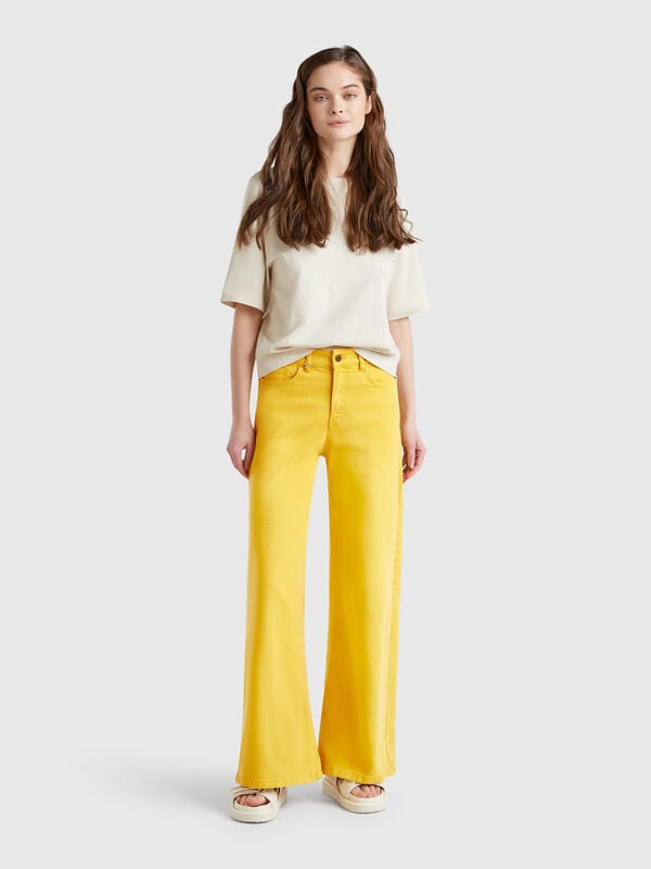 Calças wide fit Mulher