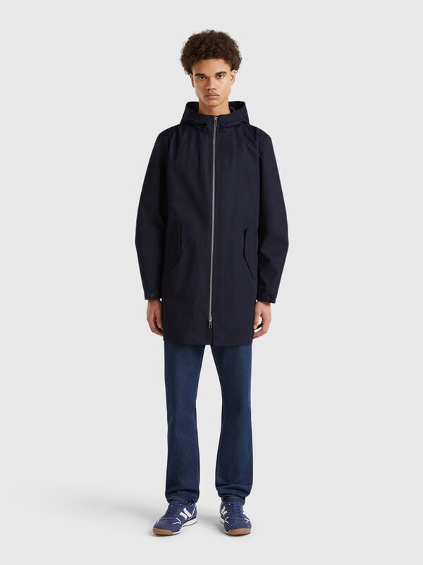 Parka em mistura de algodão Homem