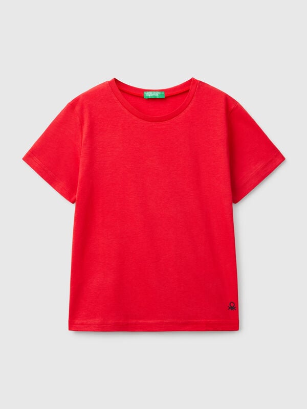 T-shirt em algodão puro Menino