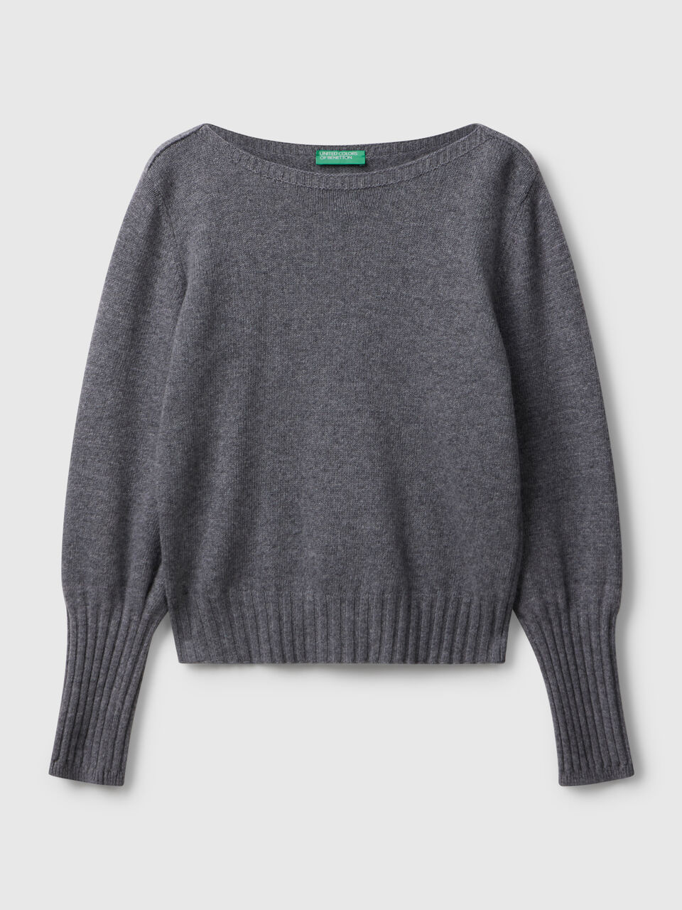 BOAT-NECK SWEAT.L/S Mulher image number 1