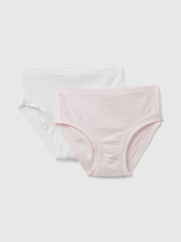 Dois slips em algodão super stretch Menina
