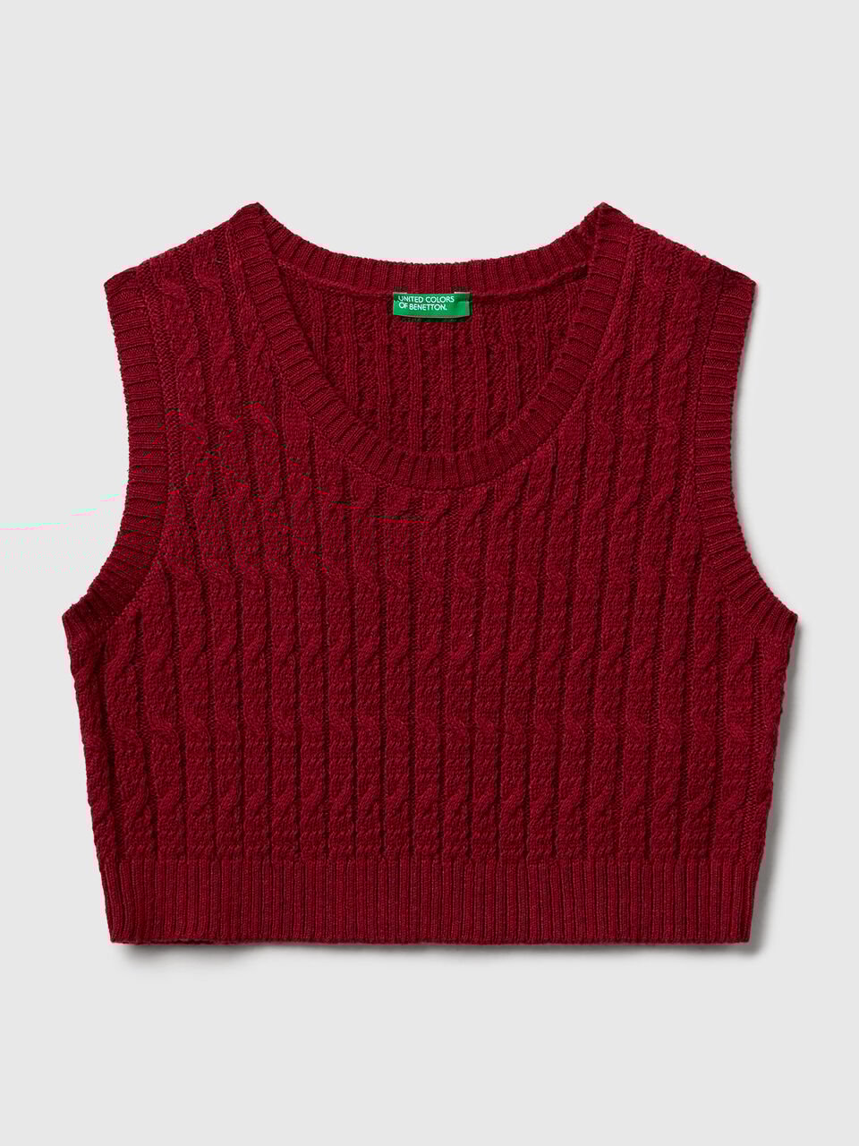 SLEEVELESS SWEATER Menina image number 1