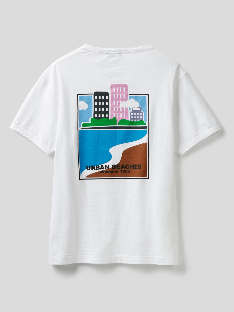 T-shirt em algodão puro com estampa image number 2