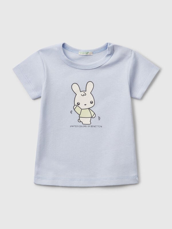 Camiseta de algodão Recém-nascido