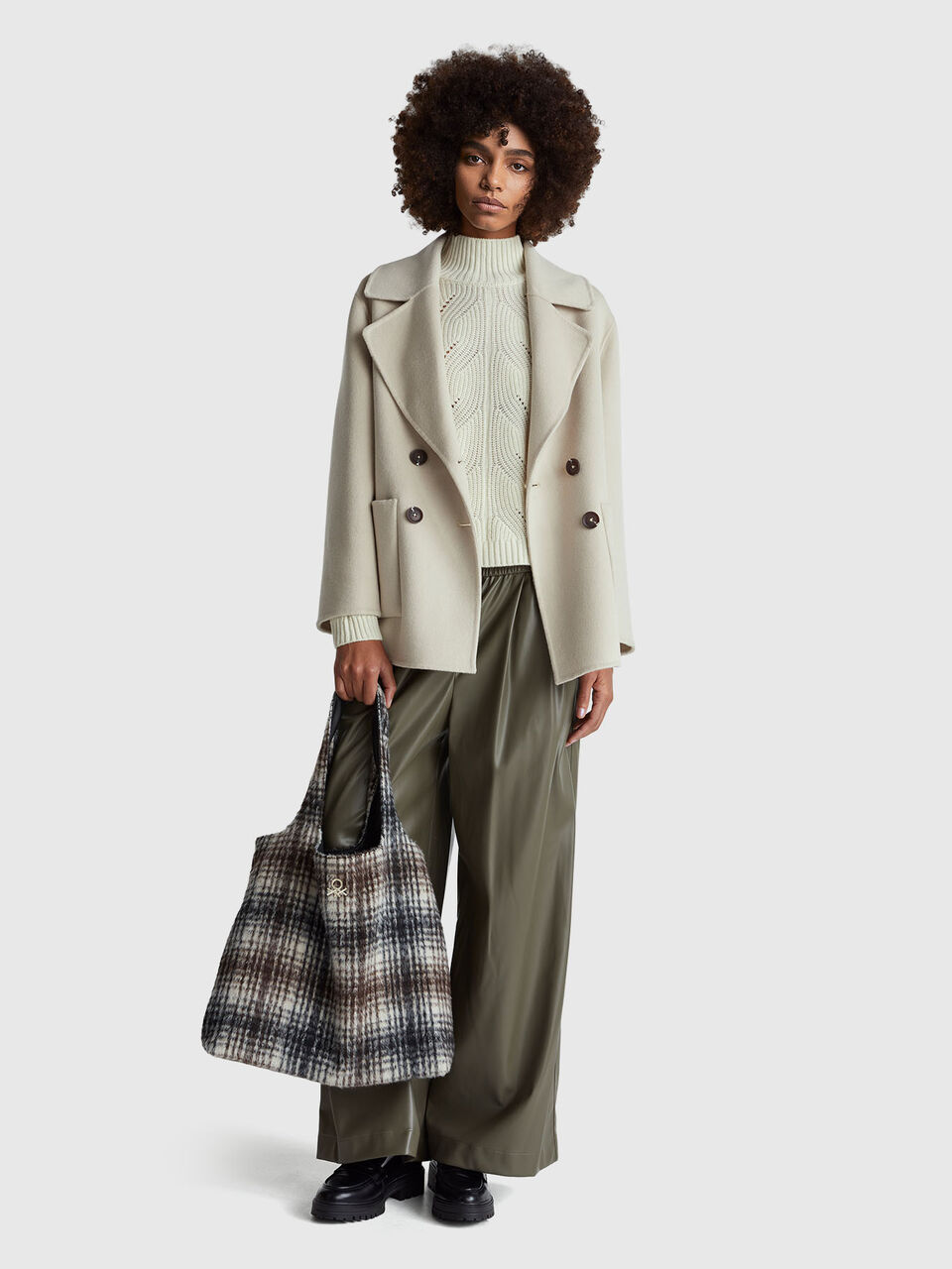 TURTLE NECK SWEATER Mulher image number null