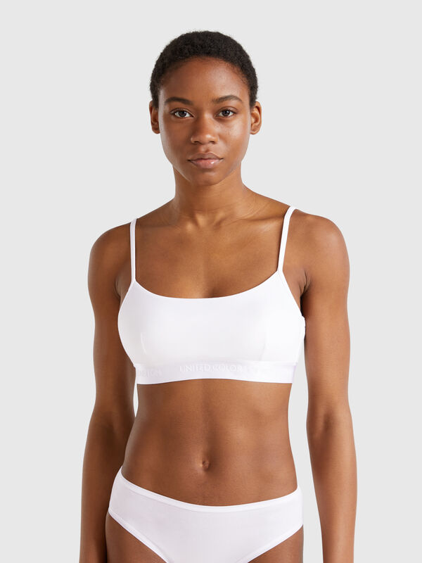 Brassiere em algodão stretch Mulher