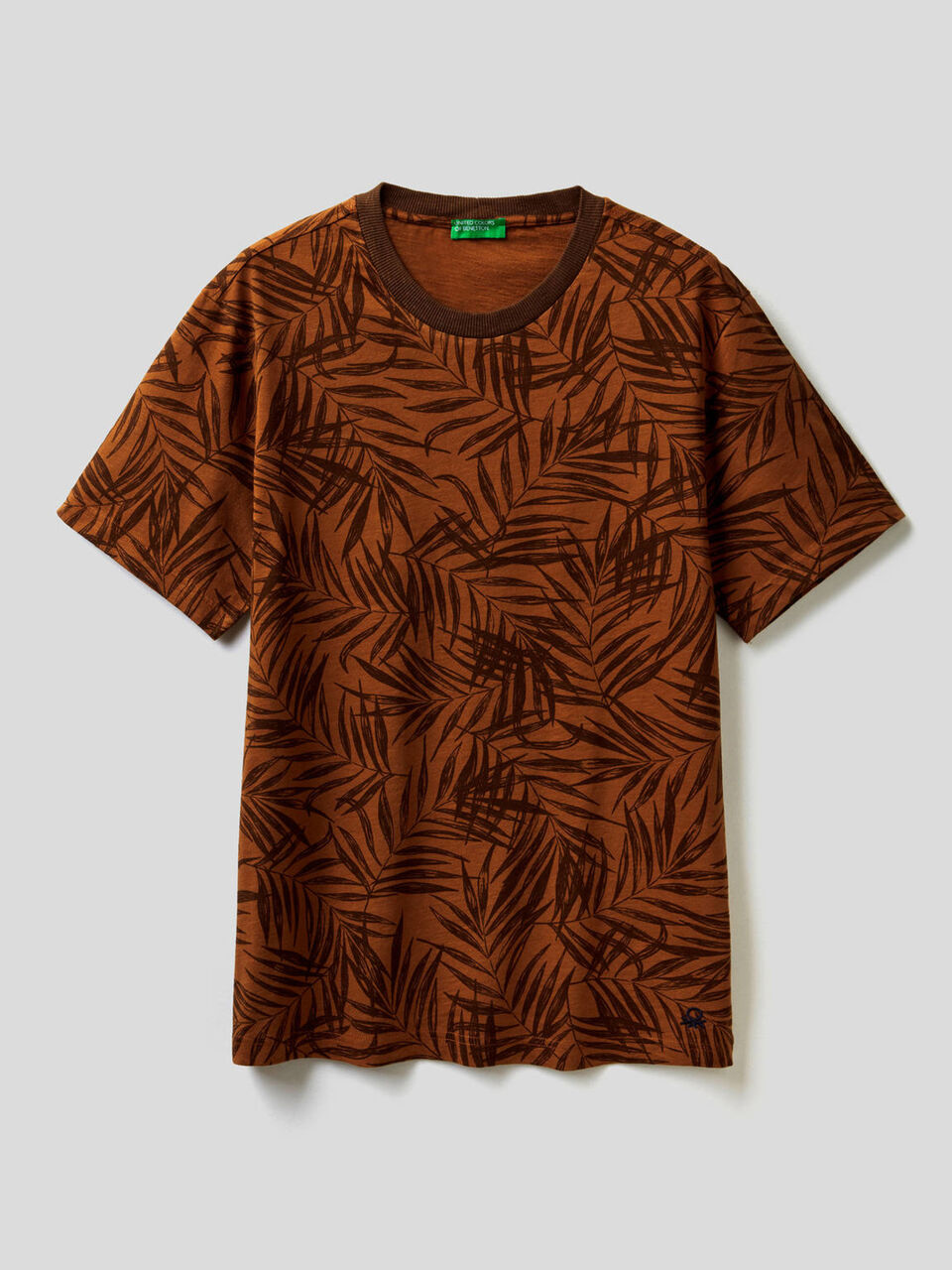 T-shirt padrão em 100% algodão image number 1