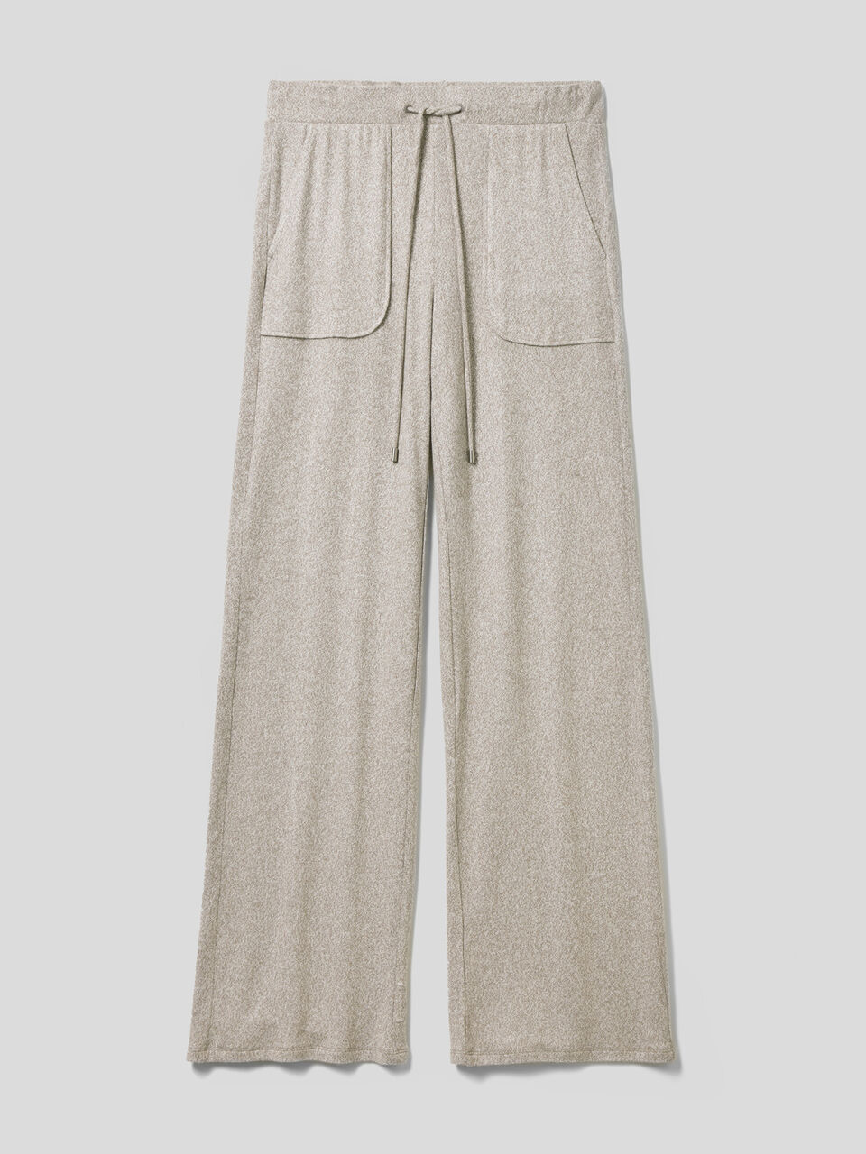 Calças loungewear com cordão de ajuste image number 1