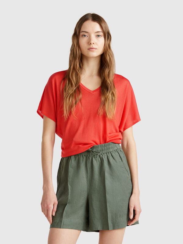 Camisola com manga curta Mulher