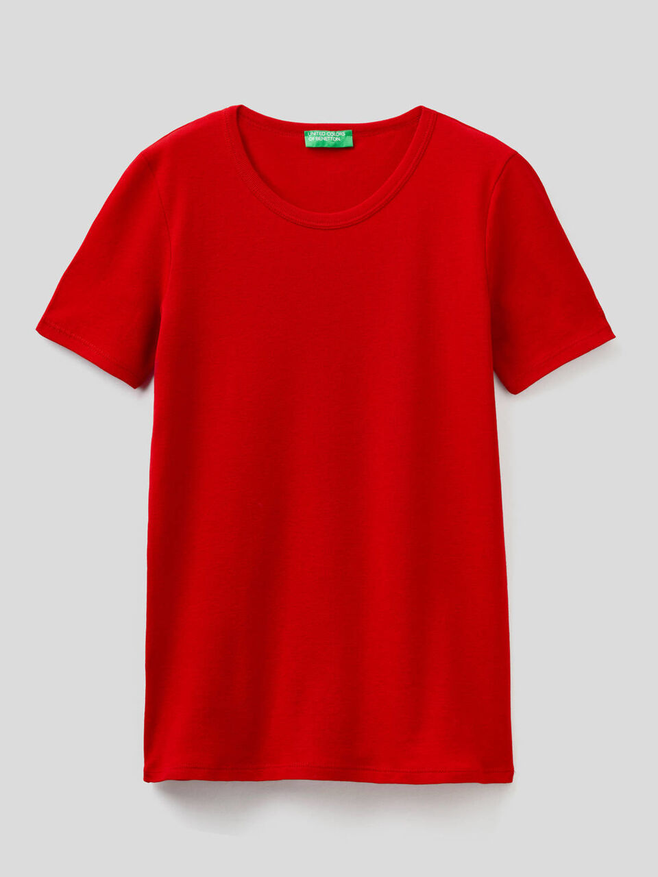 T-shirt em algodão de fibra longa image number 1