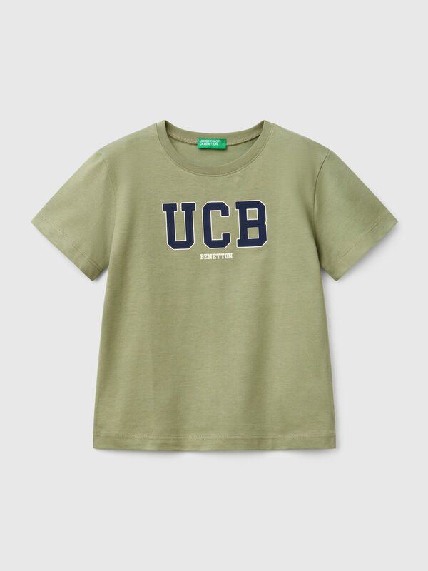 T-shirt com estampa logótipo Menino