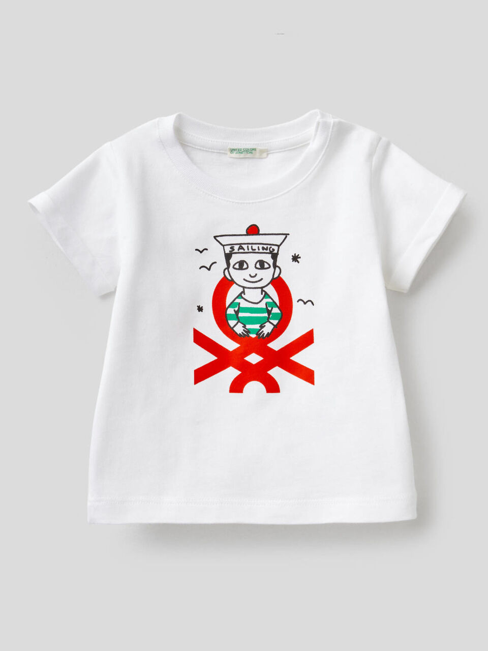 T-shirt em algodão orgânico image number 1