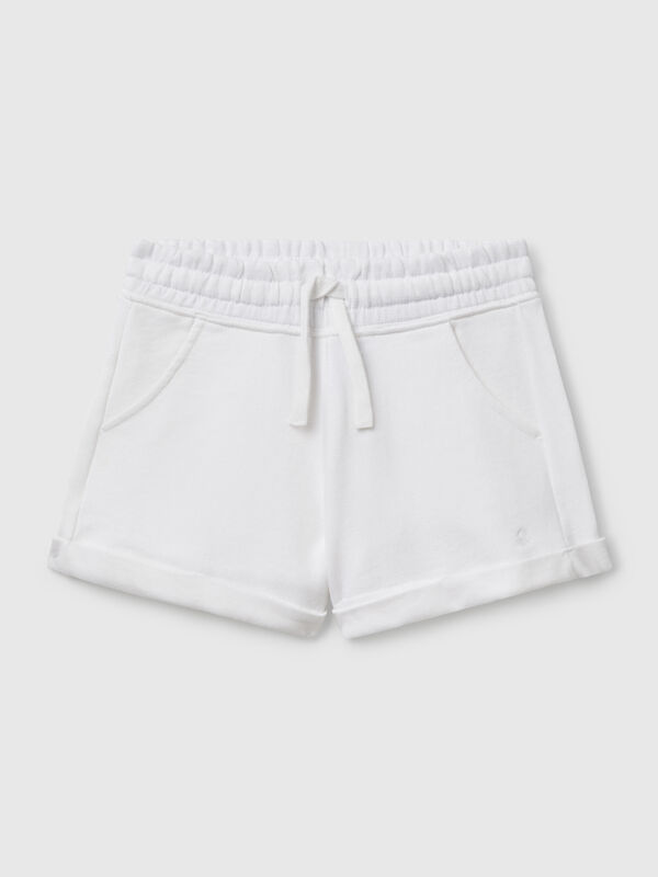 Shorts de lã 100% algodão Menina