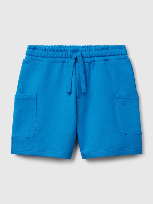 Shorts cargo em algodão Menino
