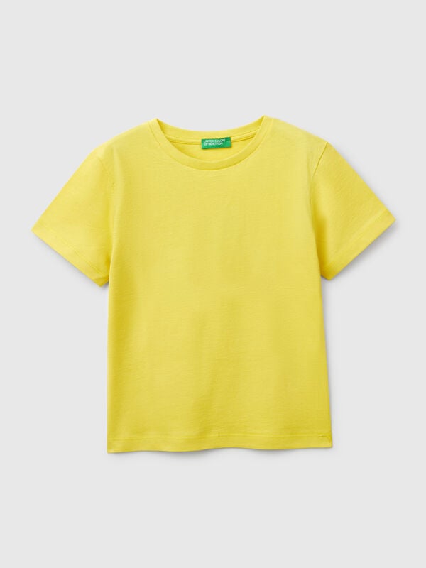T-shirt em algodão com estampa Menino