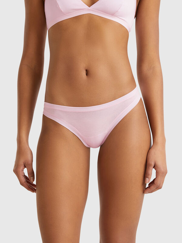 Cueca brasileira em algodão super stretch Mulher