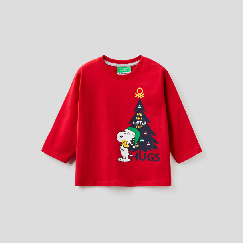 T-shirt Peanuts natalícia