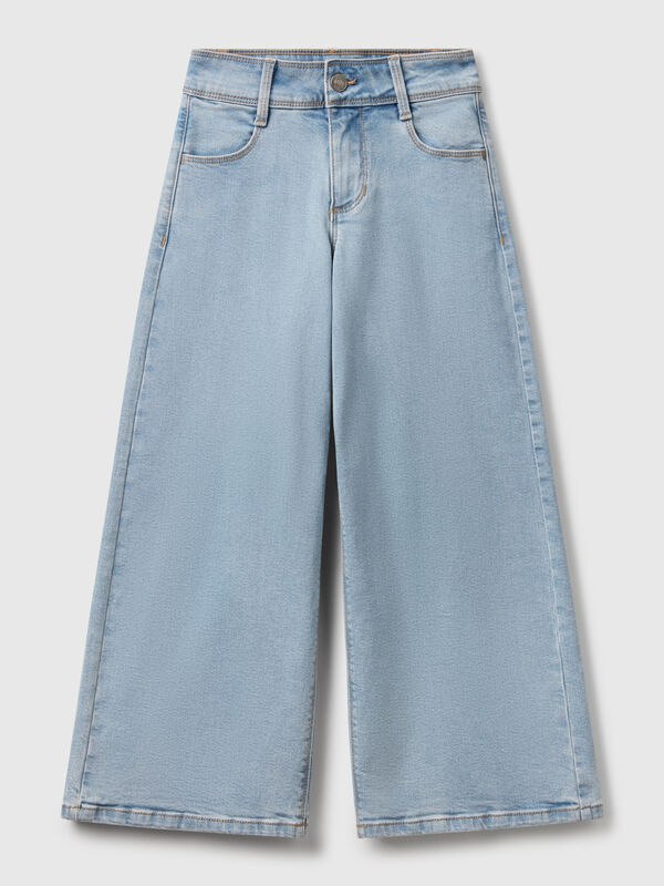Jeans em algodão misto  Menina