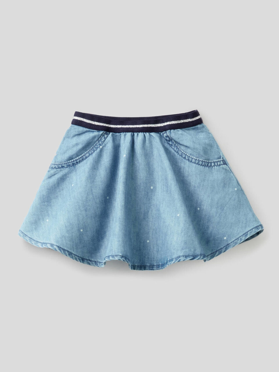 Saia em denim leve image number 1