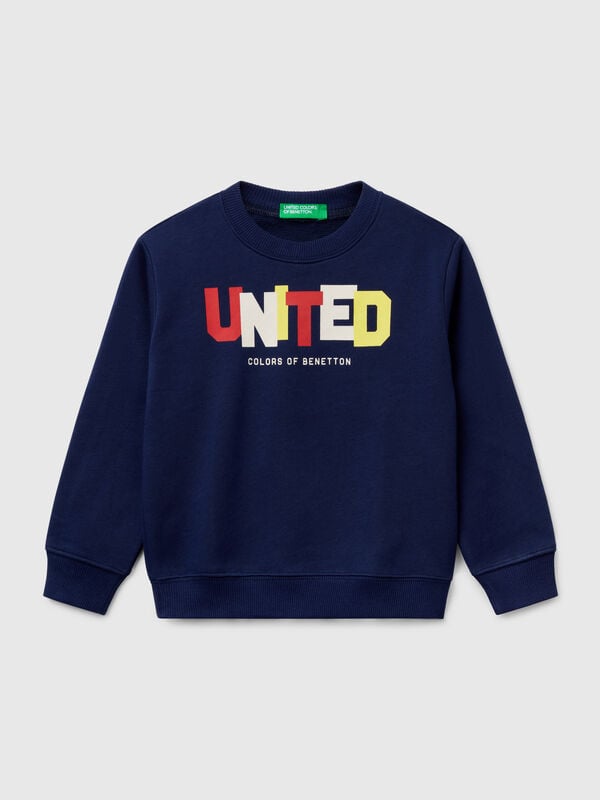 Sweat em algodão com estampa Menino