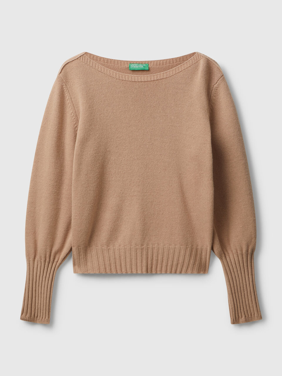 BOAT-NECK SWEAT.L/S Mulher image number 1