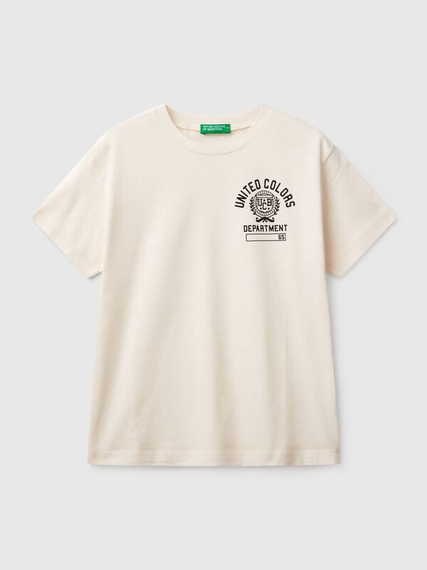 T-shirt de manga curta 100% algodão Menino