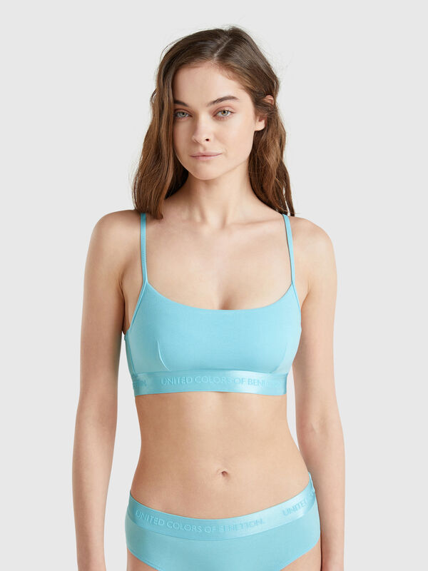 Brassiere em algodão stretch Mulher