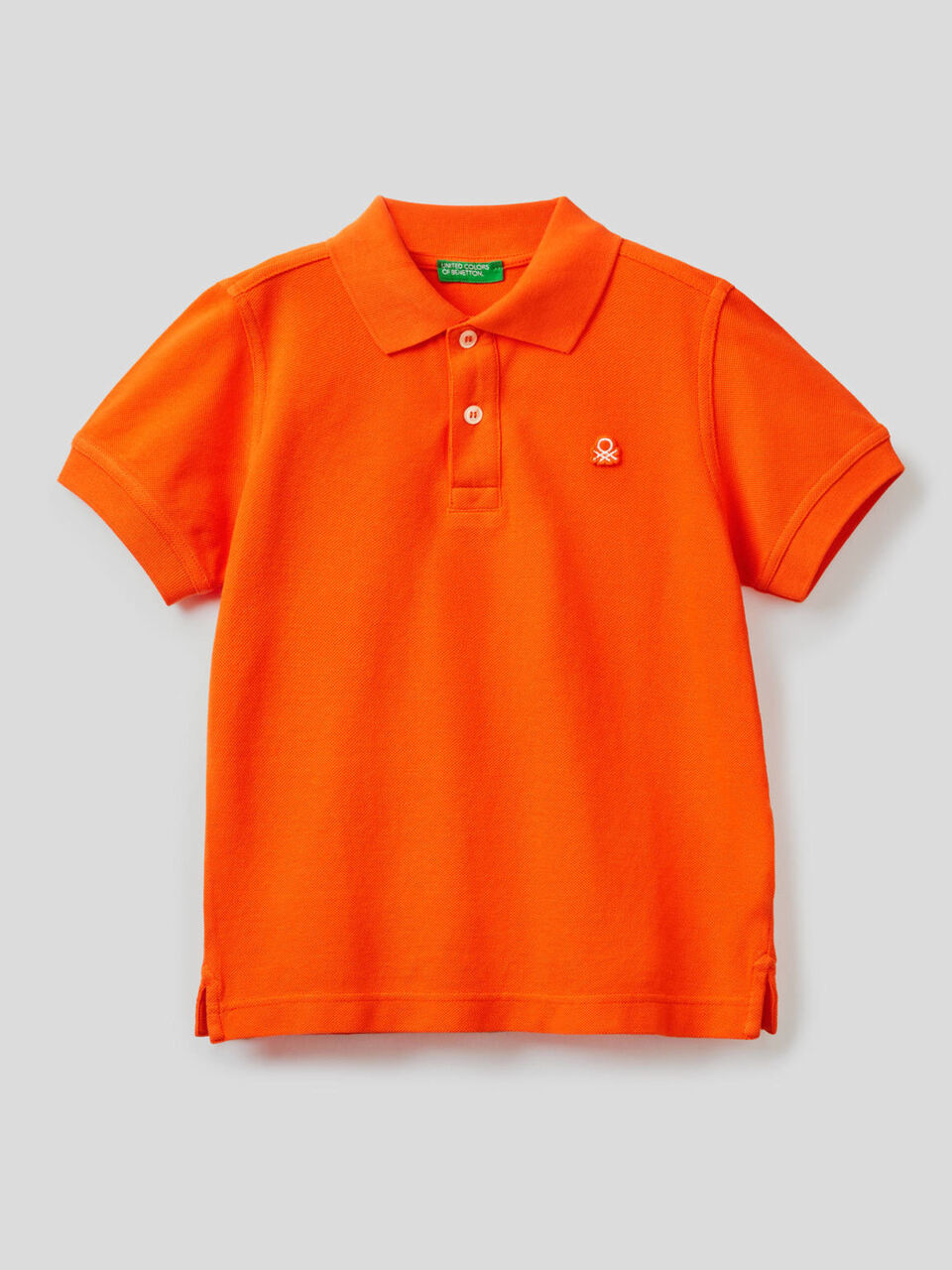 Polo em piqué de algodão puro image number 1