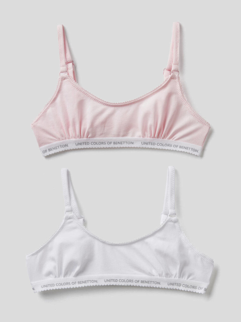 Dois brassieres em algodão stretch image number 1