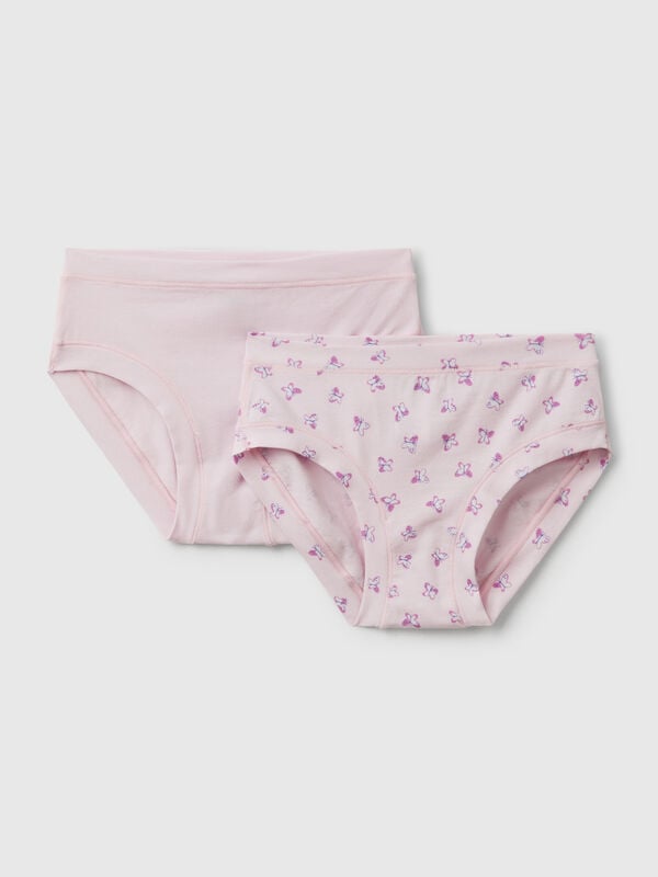 Dois slips em algodão super stretch Menina