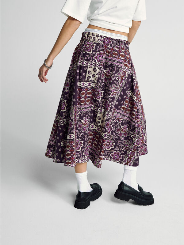 Longuette com estampa bandana Mulher