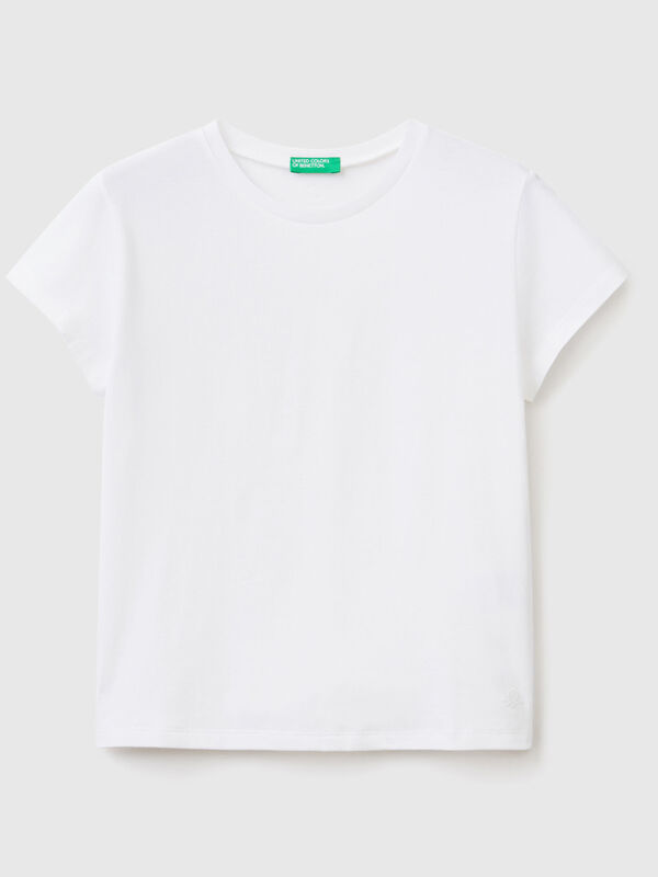 T-shirt em algodão orgânico quente Menina