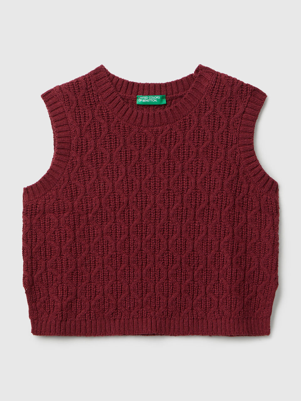 SLEEVELESS SWEATER Menina image number 1