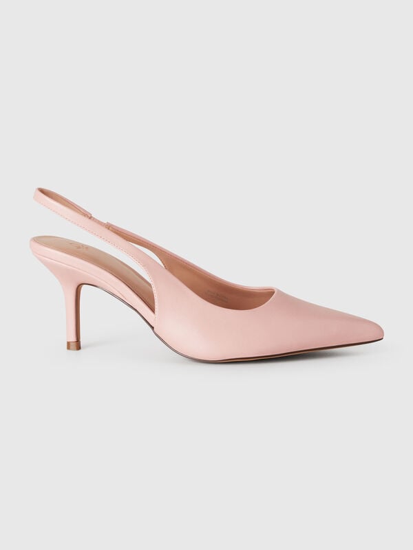 Scarpins rosa de salto Mulher