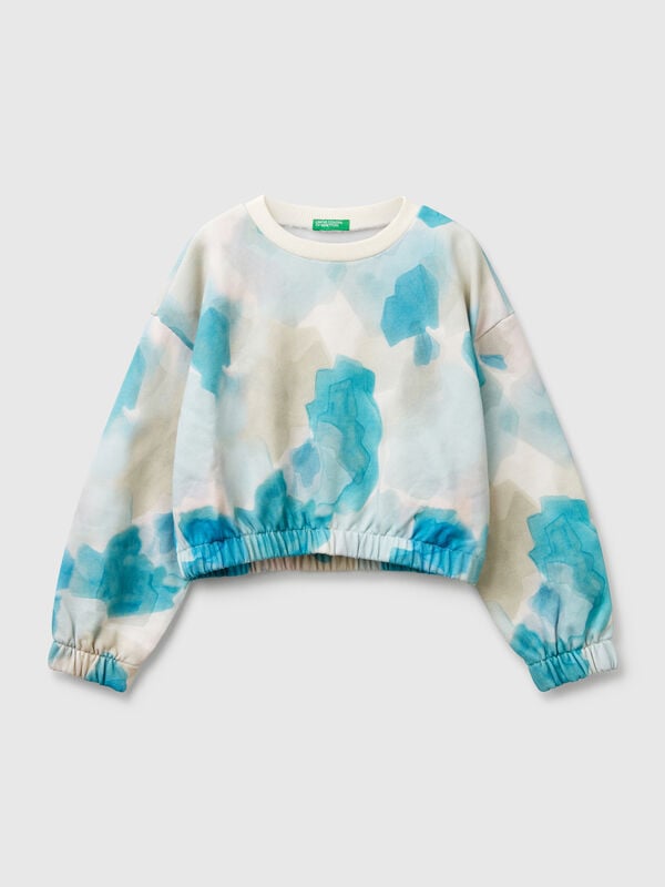 Sweat com estampa padrão Menina