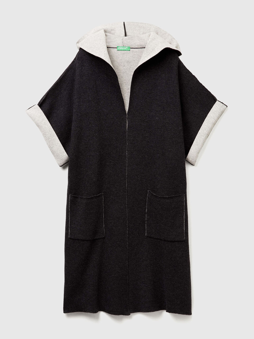 KNITTED COAT Mulher image number 1