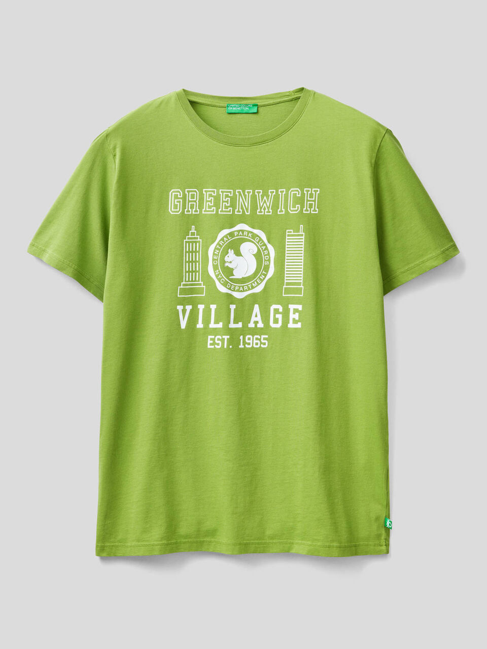 T-shirt com estampa em 100% algodão orgânico image number 1