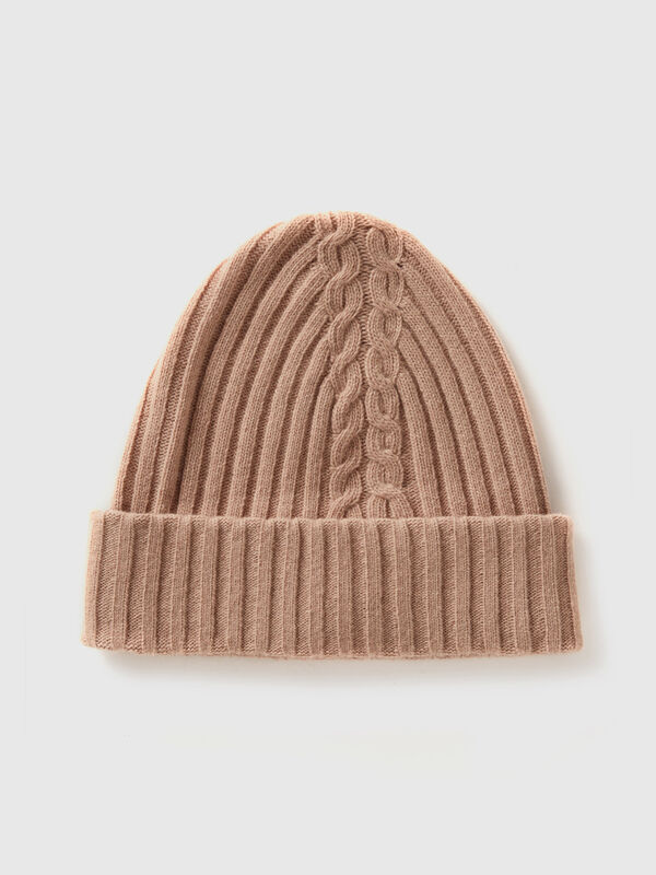 Gorro com trança Mulher