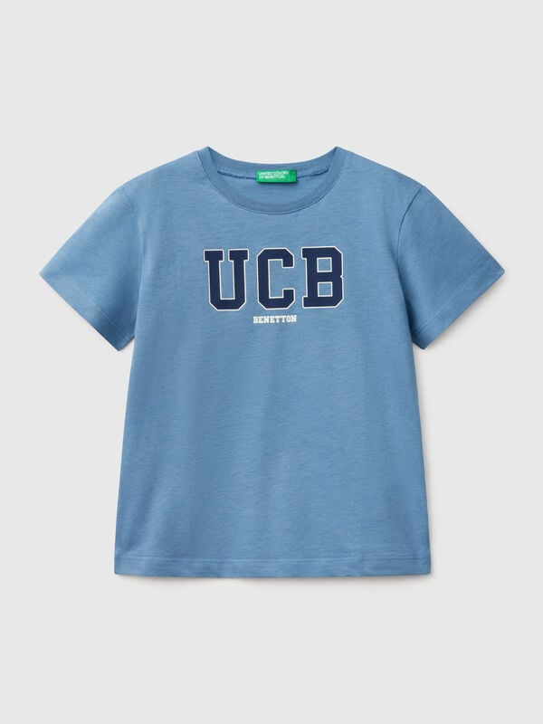 T-shirt com estampa logótipo Menino