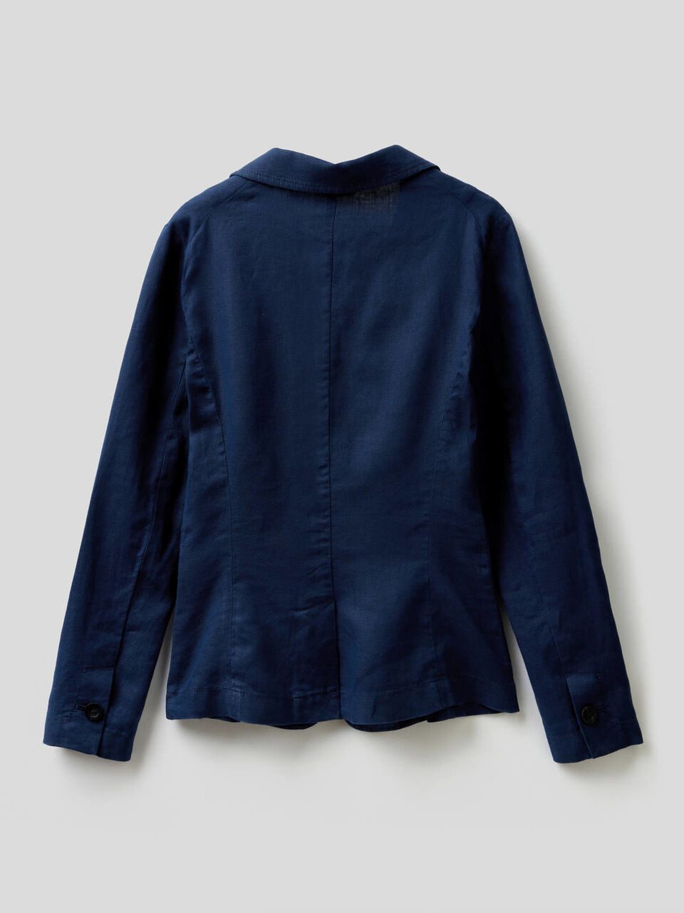 Blazer ajustado em 100% linho image number 2