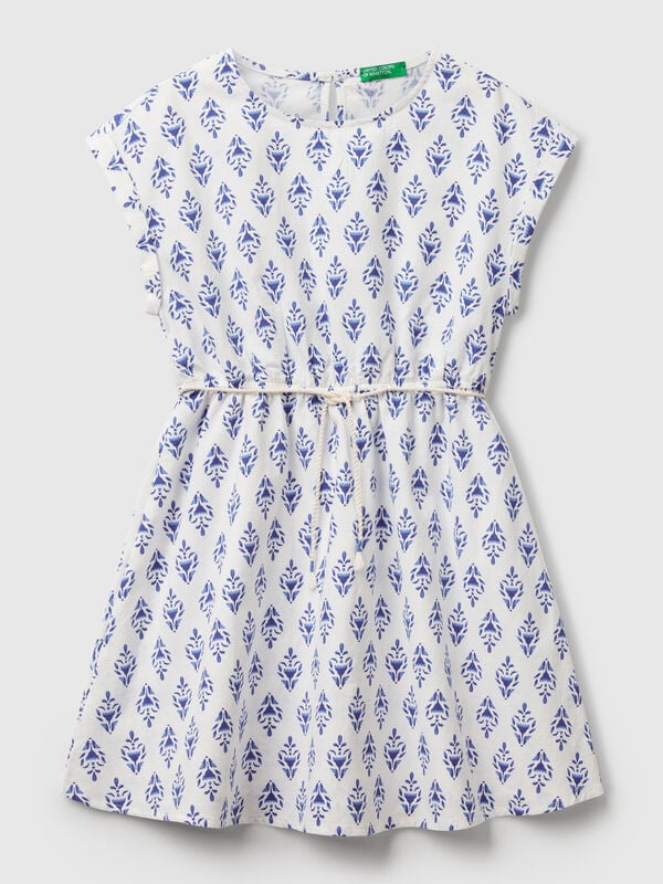 Vestido evasé padrão Menina